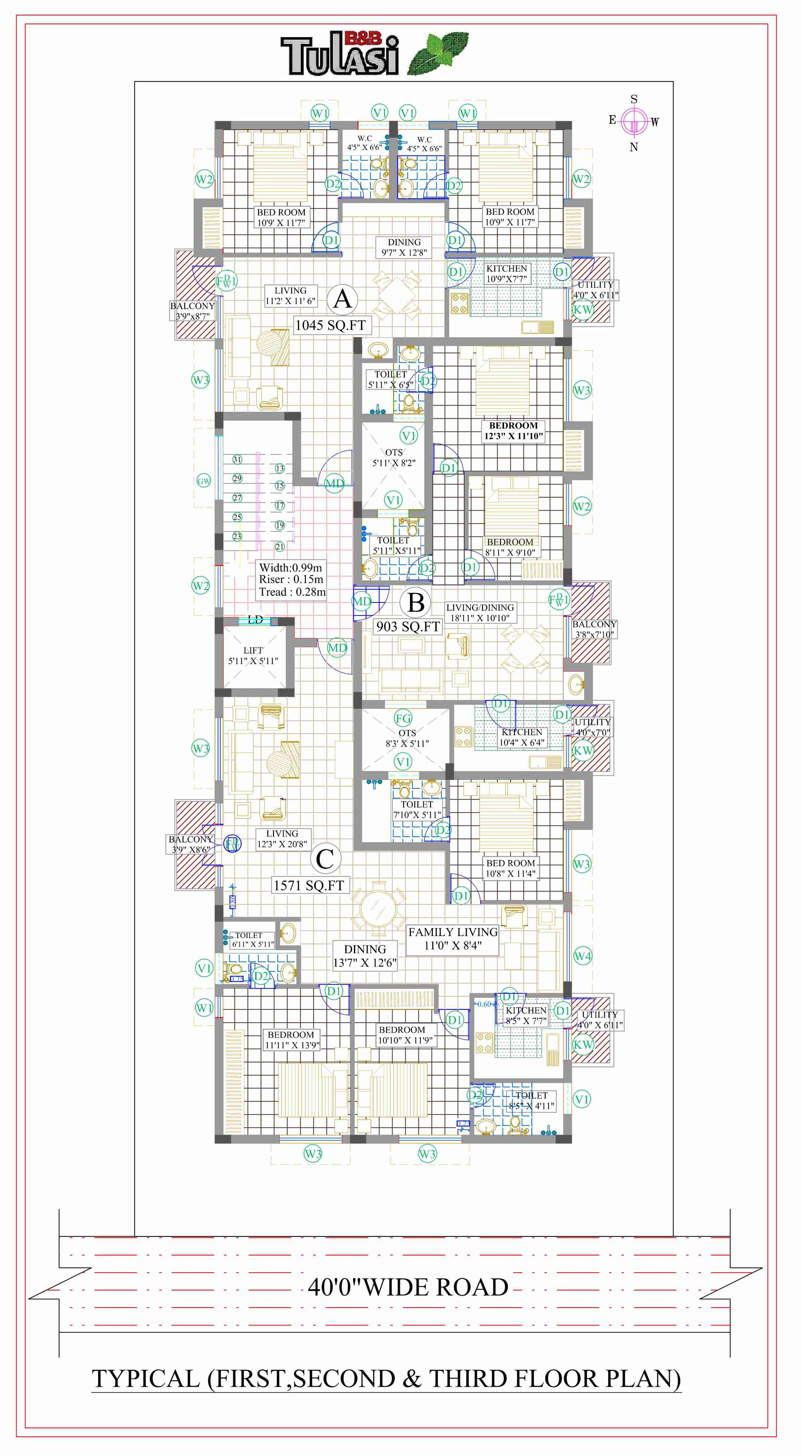 Tulasi floor plan