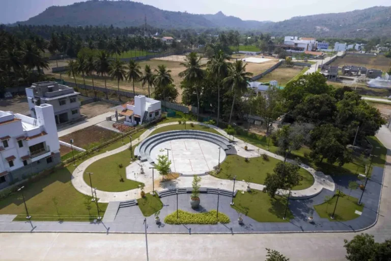 windchimes aerial view
