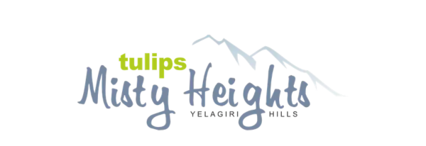Misty Heights Yelagiri Hills logo with tulips and mountains